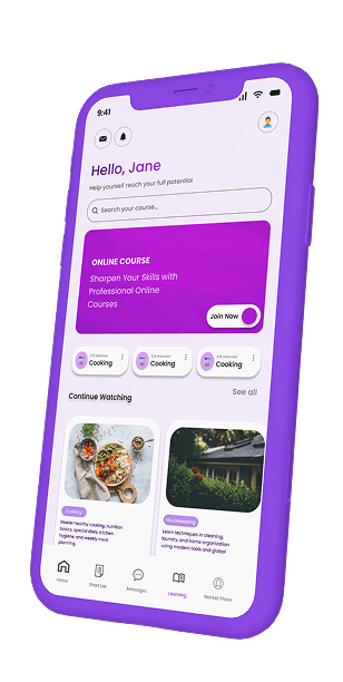 Phone mockup showing security features